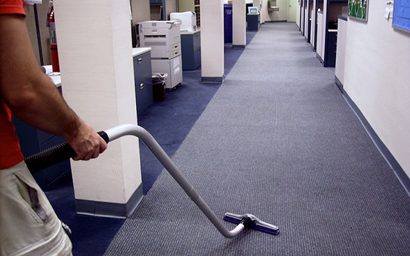 Office Cleaning Services in Buffalo NY Professional office cleaner in Buffalo NY performing detailed cleaning